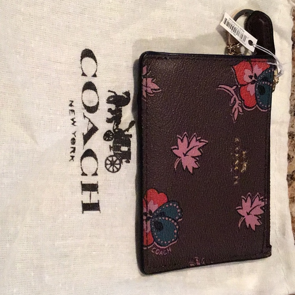 Coach ID case with protective bag